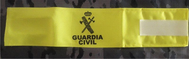 ARMBAND BRASSARD BRAZALETE GUARDIA CIVIL REFLECTIVE S-M VELCRO