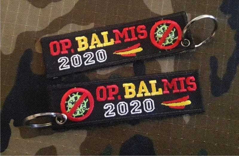 LLAVERO OP. BALMIS 2020 ESPAÑA 120X35MM 1 UND