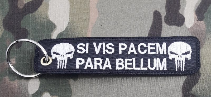 LLAVERO THE PUNISHER PARA BELLUM BLACK 120X30mm