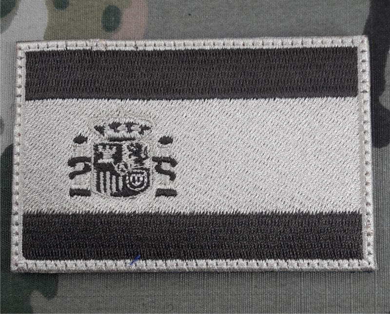 PARCHE BANDERA DE ESPAÑA DESERT , CON VELCRO 80X50MM