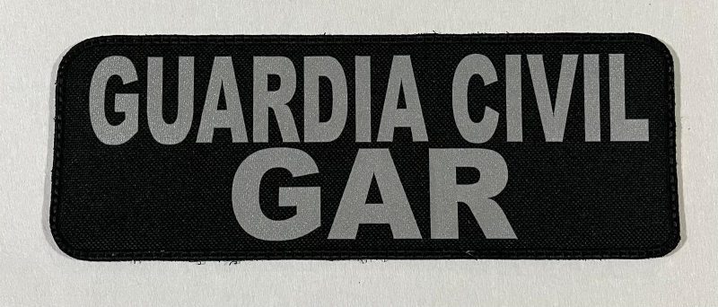 PARCHE PETO GUARDIA CIVIL GAR REFLEX 230X80MM VELCRO