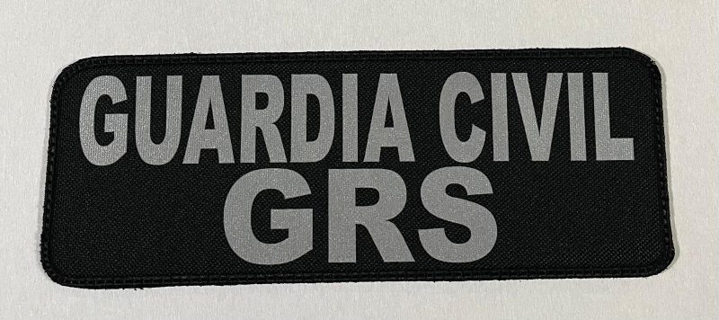 PARCHE PETO GUARDIA CIVIL GRS REFLEX 230X80MM VELCRO
