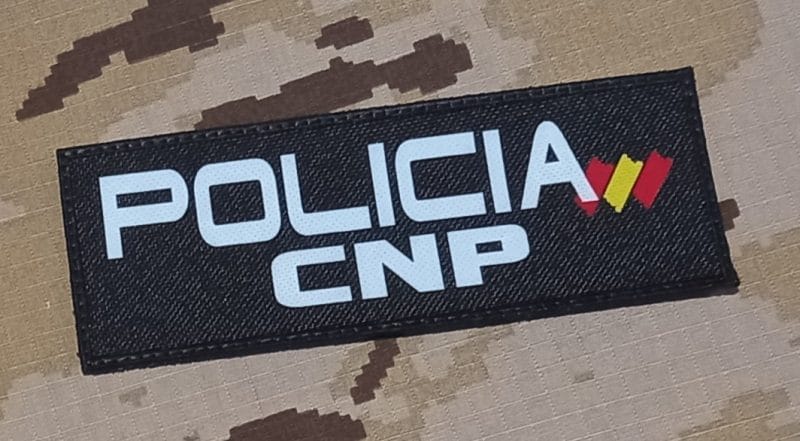 PARCHE POLICIA NACIONAL CNP PECHO 140mmx50mm VELCRO
