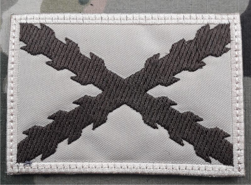 PARCHES BANDERA DE TERCIOS ESPAĂ‘OLES ARIDA , VELCRO 90X60mm