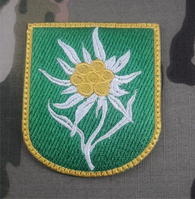 PATCH  Edelweiss  TROOPS OF MOUNTAINS  VELCRO 70X60