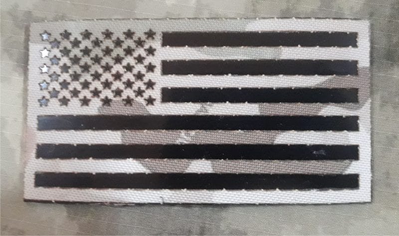 Patch flag USA multicam arid para pecho XXL 130x70mm velcro