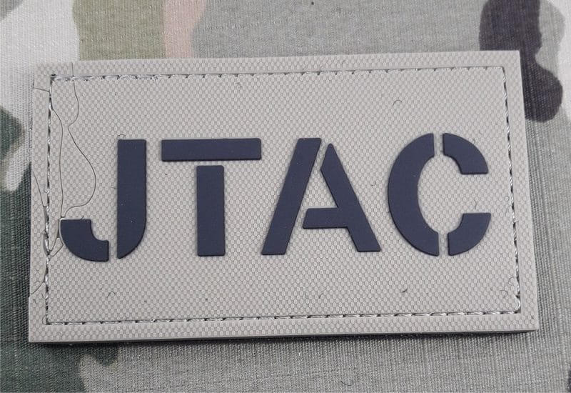 PATCH PVC JTAC  Joint Terminal Attack Controller  DESERT VELCRO 85X50mm
