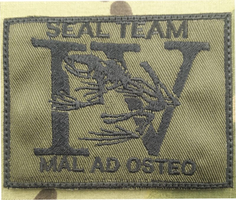 PATCH SEAL TEAM IV OD   VELCRO 90x70MM