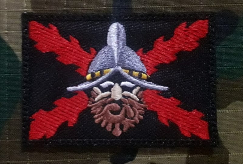 PATCH TERCIOS ESPAÑOLES , BARBUDO , 90X60MM VELCRO