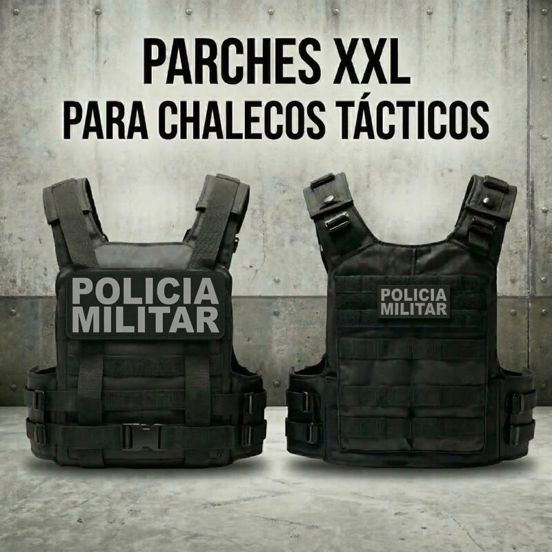 Parches XXL para chalecos tacticos