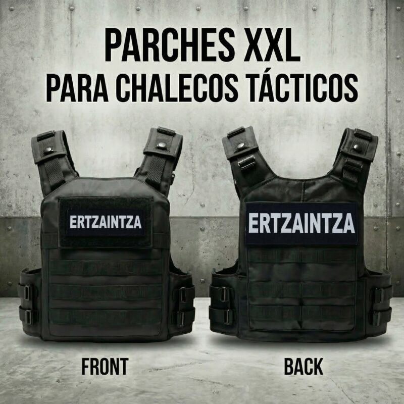 PARCHES CHALECO POLICIA VASCA ERTZAINTZA  VELCRO