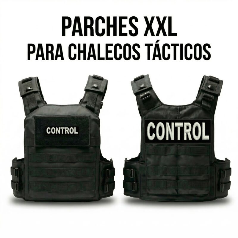 Parches XXL para chalecos tacticos