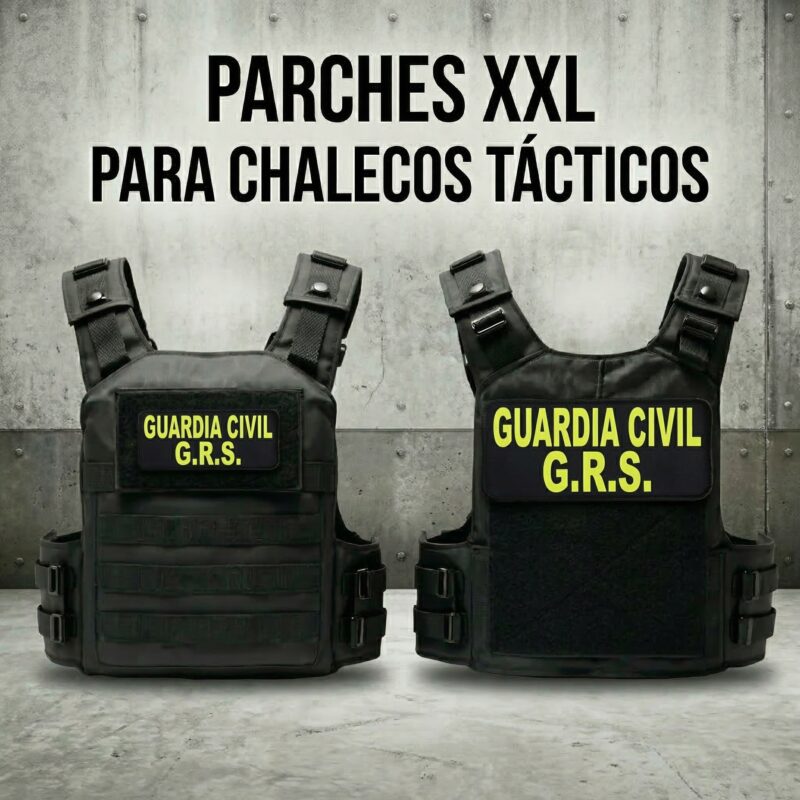 PARCHES CHALECO TACTICO  GUARDIA CIVIL GRS   VELCRO