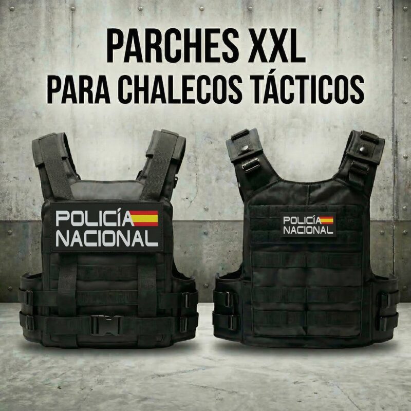 Parches XXL para chalecos tacticos