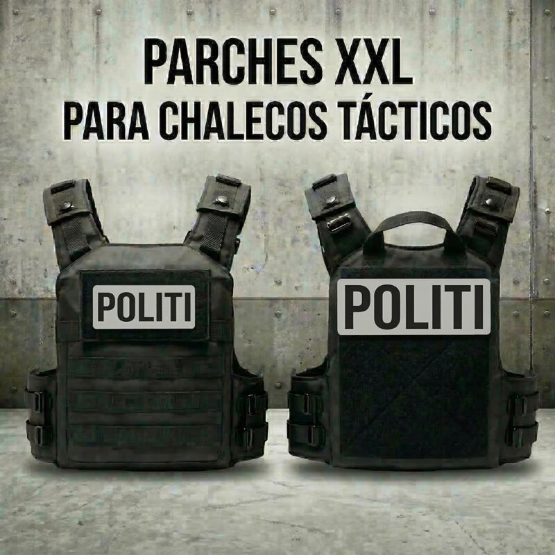 Parches XXL para chalecos tacticos
