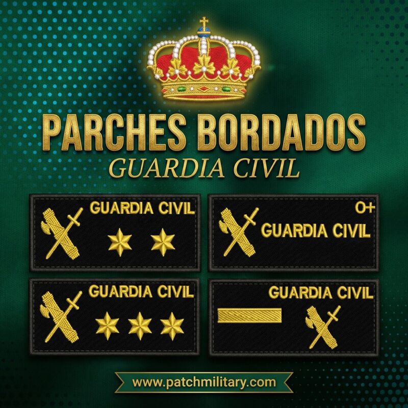 GALLETA INDENTIFICACION GUARDIA CIVIL NEGRA - AMARILLA