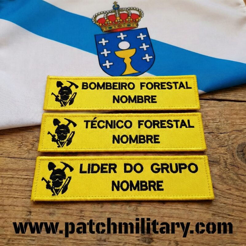 GALLETA NOMBRE BOMBERO FORESTALES GALLEGO MODELO 2